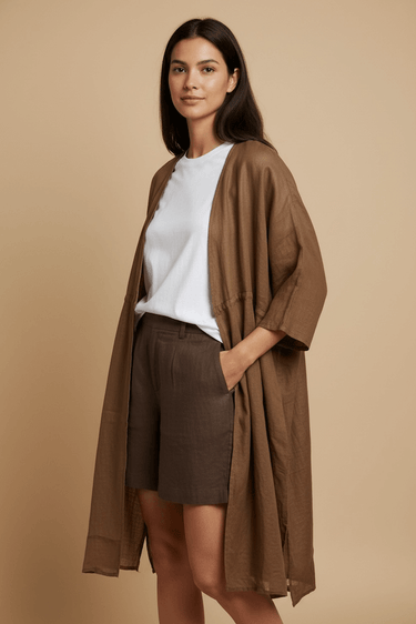 Madame Venice Caban Adina Tobacco Madame Venice giacca