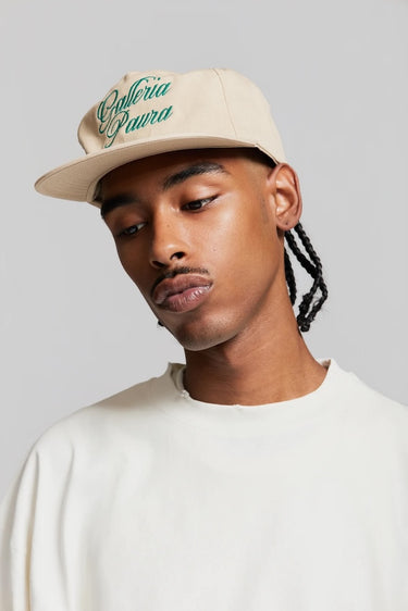 Paura Paura Amy Snap Hat Beige | Loft 33