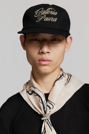 Paura Paura Amy Snap Hat Black | Loft 33