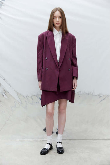 Hache Pomace Double Breasted Over Jacket hache giacca