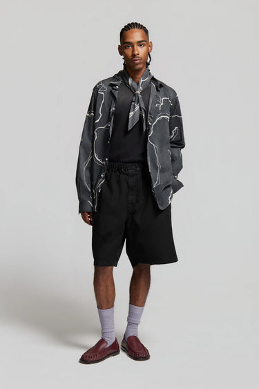 Paura Paura Foolish Oversize Shorts Black | Loft 33