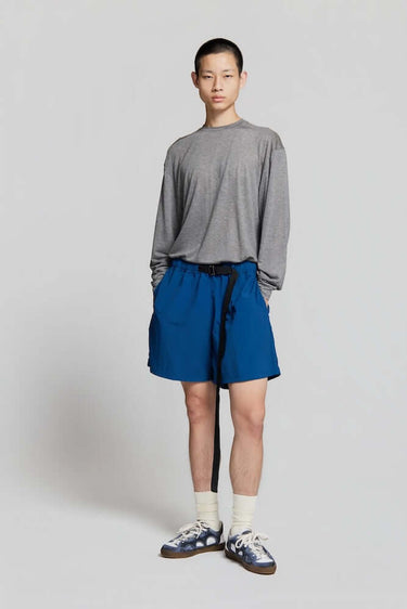 Paura Paura Harlem Shorts Steel Blue | Loft 33