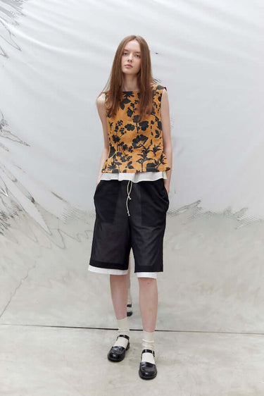 Hache Hereux Bermuda hache Pantalone