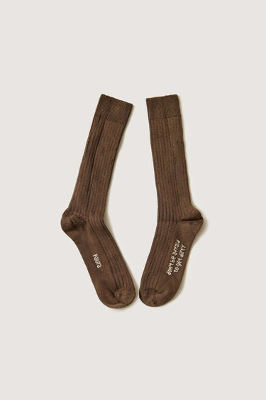 Paura Paura Jay Socks Brown | Loft 33