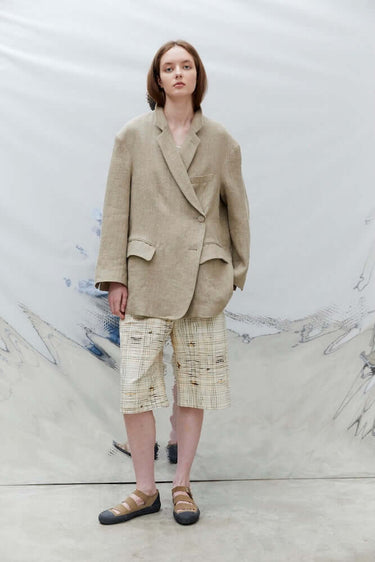 Hache Natural Over Blazer hache blazer