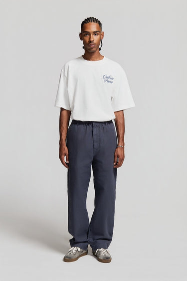 Paura Diogene Workwear Pants Blue Paura Pantalone