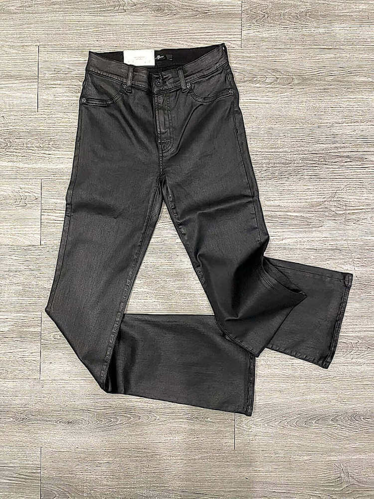 7 For All Mankind Bootcut Coated Slim Illusion Black 7 For All Mankind Loft 33