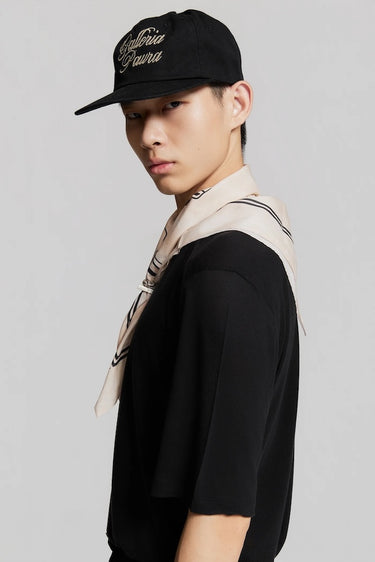 Paura Paura Amy Snap Hat Black | Loft 33