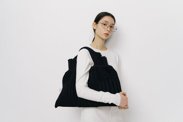 Pleatsmama Big Bow Bag Black