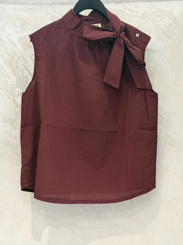 Madame Venice Blouse Cinzia Bordeaux Madame Venice Maglia