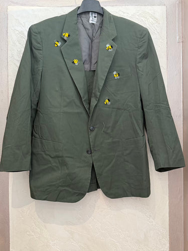 Simon Cracker Blazer Green Bees