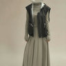 hache Hache Long Pleated Skirt | Loft 33
