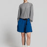 Paura Paura Harlem Shorts Steel Blue | Loft 33