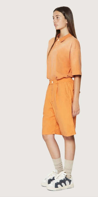 Paura Orange Shorts Harrison Paura pantaloncini
