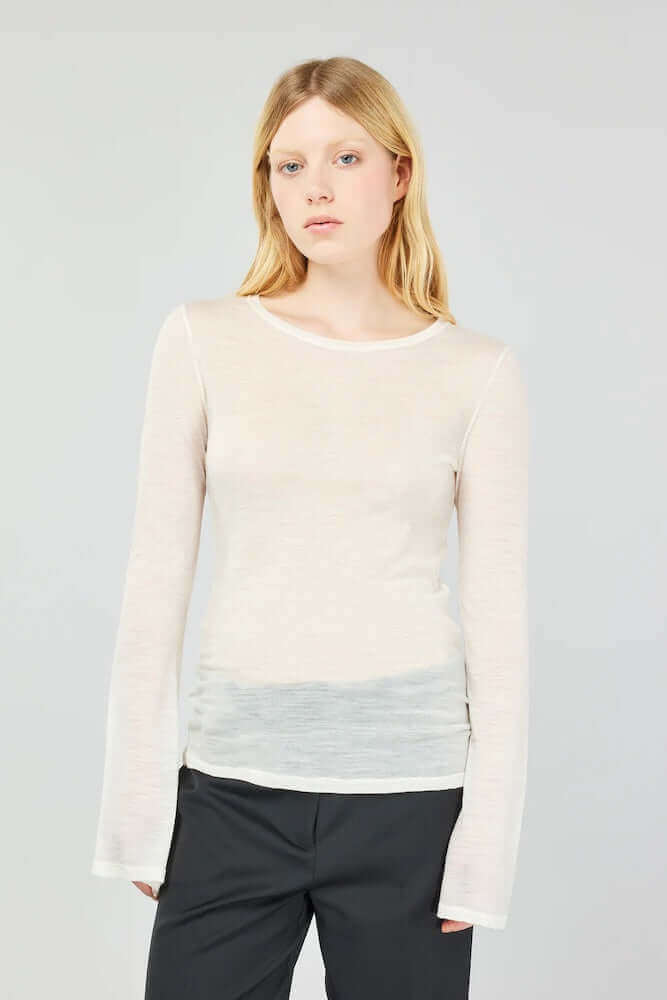 Semicouture Sweater Carry Ivory Semicouture Loft 33