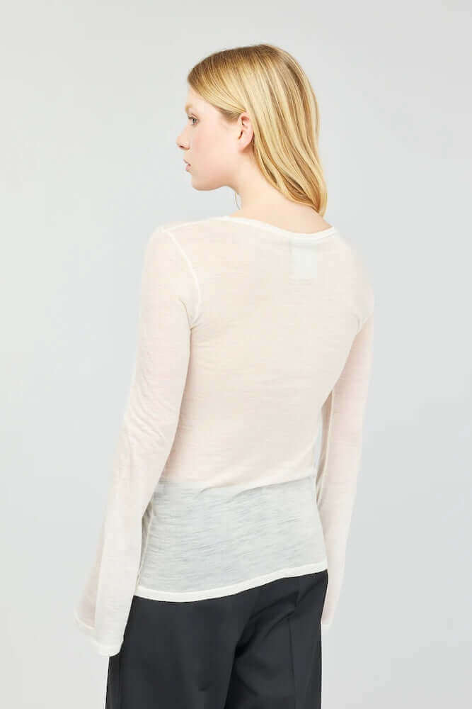 Semicouture Sweater Carry Ivory Semicouture Loft 33