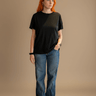 Madame Venice T-shirt Margherita Black Madame Venice Maglia