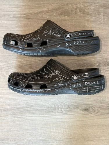 Simon Cracker Crocs Black 45