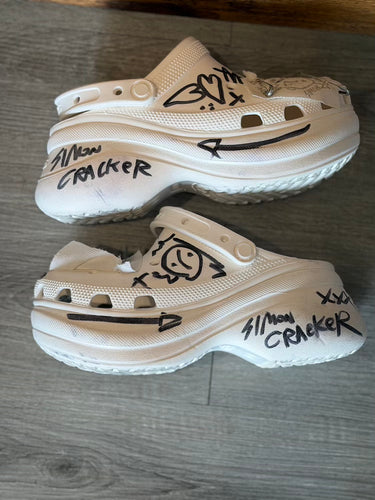 Simon Cracker Crocs White