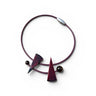 Cautero Cautero Triangles Necklace Wine | Loft 33