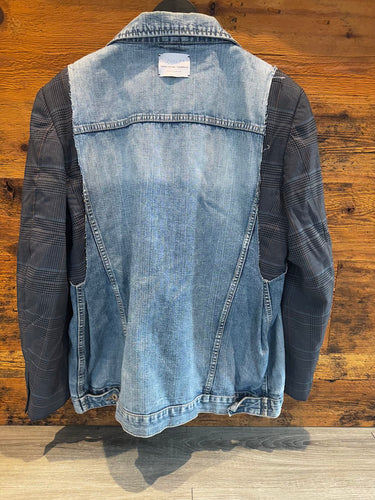 YI YI Denim Jacket Tartan | Loft 33
