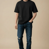 YI YI Denim Reworked Levi's Spotted Brown | Loft 33