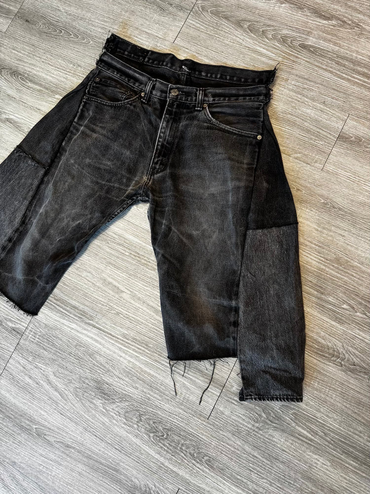 YI Denim Bermuda Black