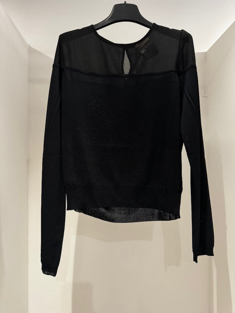 Semicouture Sweater Caitilin Black Semicouture Loft 33