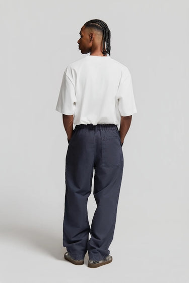 Paura Diogene Workwear Pants Blue Paura Pantalone