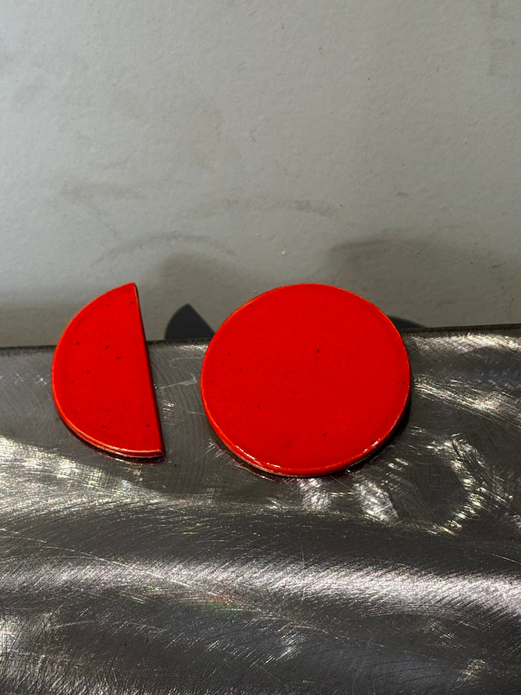 Cautero Earrings Red Cautero Loft 33