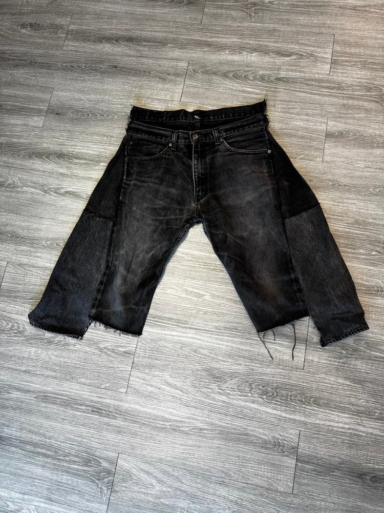 YI Denim Bermuda Black