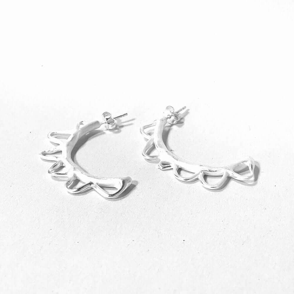 Rita Martinez Punte Silver Earrings Rita Martinez Loft 33