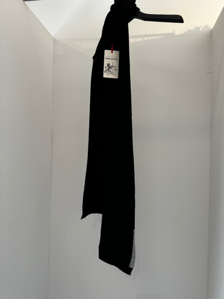 Semicouture Scarf Bruce Black