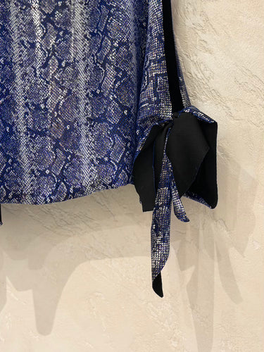 Simon Cracker Simon Cracker Top Snake Blue | Loft 33