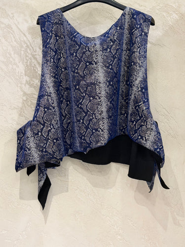 Simon Cracker Simon Cracker Top Snake Blue | Loft 33