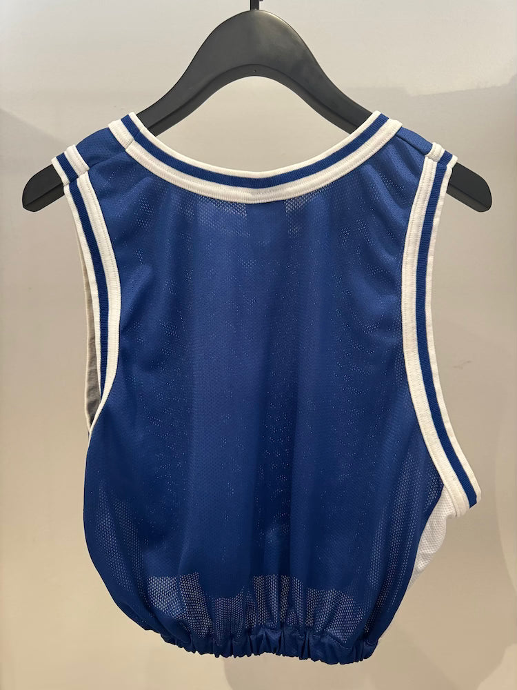 YI Cropped Basket Jersey Blue YI Loft 33