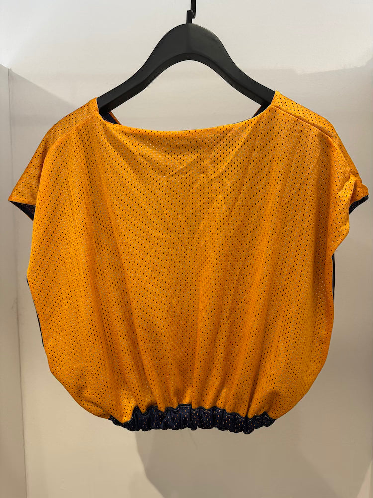 YI Cropped Basket Jersey Orange YI Loft 33