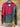 YI Reworked Double Cardigan Red and Green Loft 33
